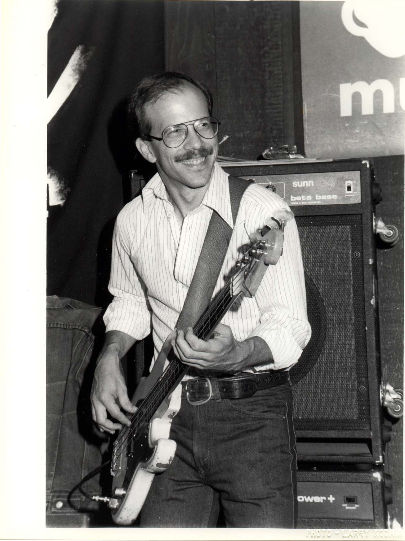 Harlan Terson with Rhythm City, mid 1980's